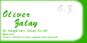 oliver zalay business card